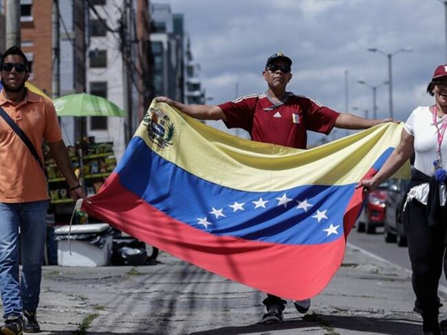 Migrantes venezolanos en Colombia. Foto: Colprensa - Diego Pineda