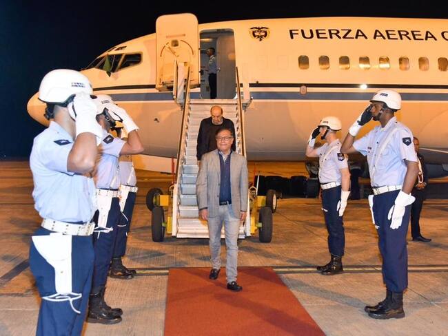 Presidente Gustavo Petro en Brasil. Foto: Presidencia.