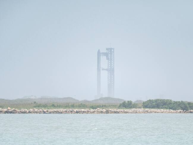 Cohete de SpaceX, Starship. FOTO: SERGIO FLORES/AFP via Getty Images