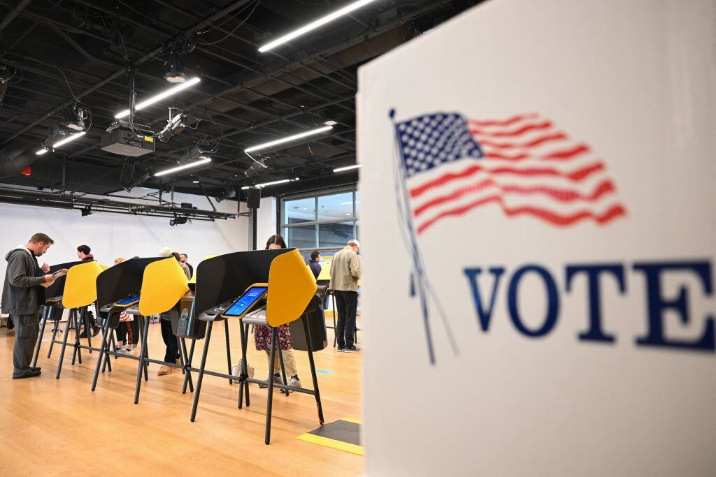 Imagen de referencia votaciones EE.UU. 2022. (Photo by Patrick T. FALLON / AFP) (Photo by PATRICK T. FALLON/AFP via Getty Images)