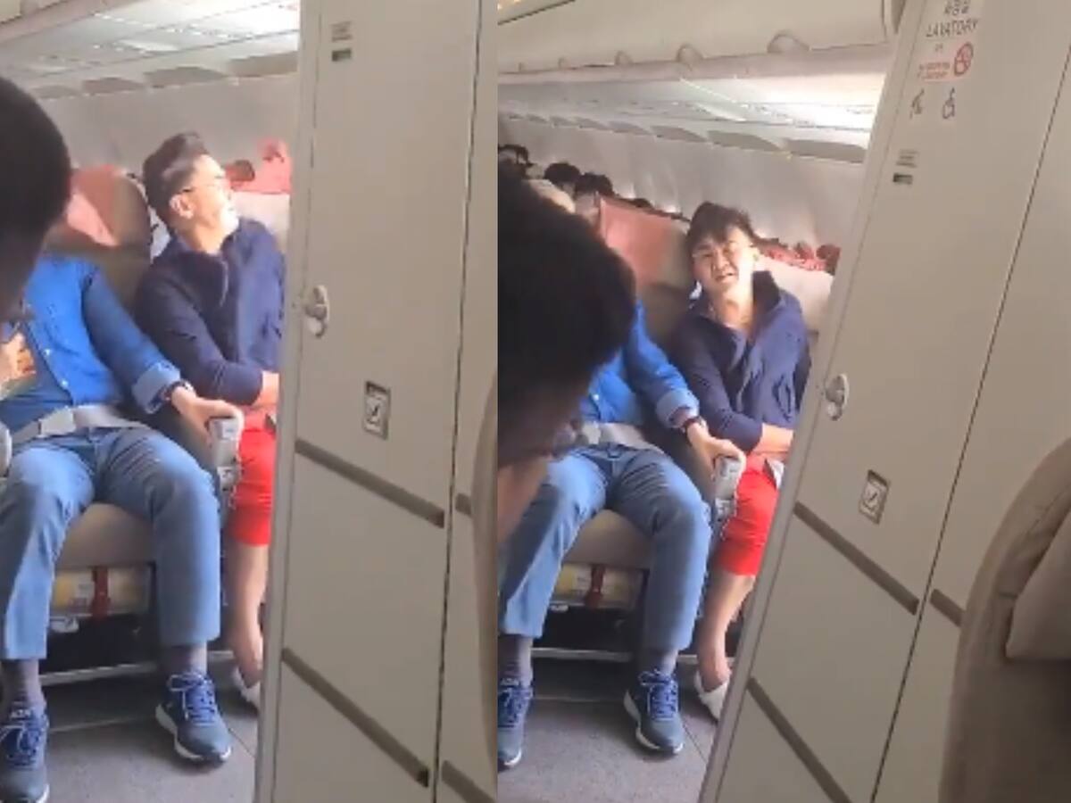Video: impactante momento en que pasajero abrió la puerta de emergencia en pleno vuelo