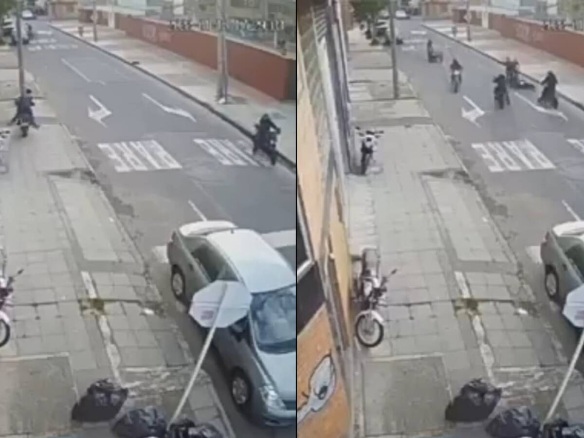 Video: Hombre evita que le roben su moto montándosele de ‘pato’ al ladrón