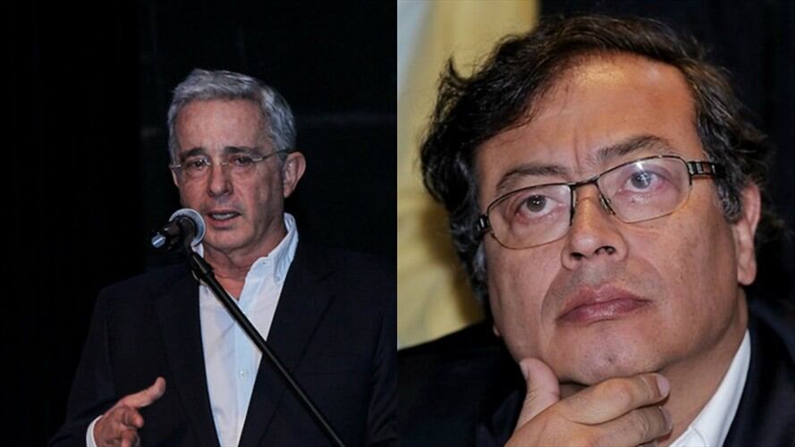 Juzgado niega recurso interpuesto por Álvaro Uribe contra Gustavo Petro. Foto: Colprensa