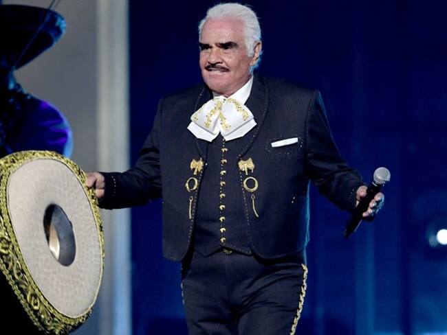 Vicente Fernández durante un concierto en 2011. Foto: Getty Images/ Kevin Winter