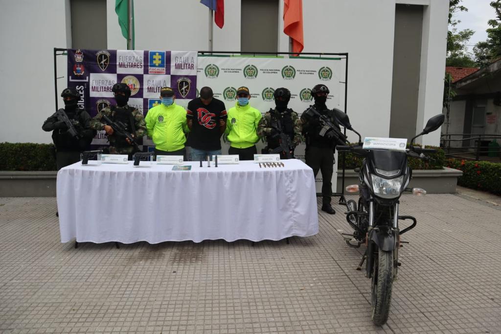 Capturan al jefe de sicarios del Clan del Golfo en Urabá. Foto: Ejército Nacional