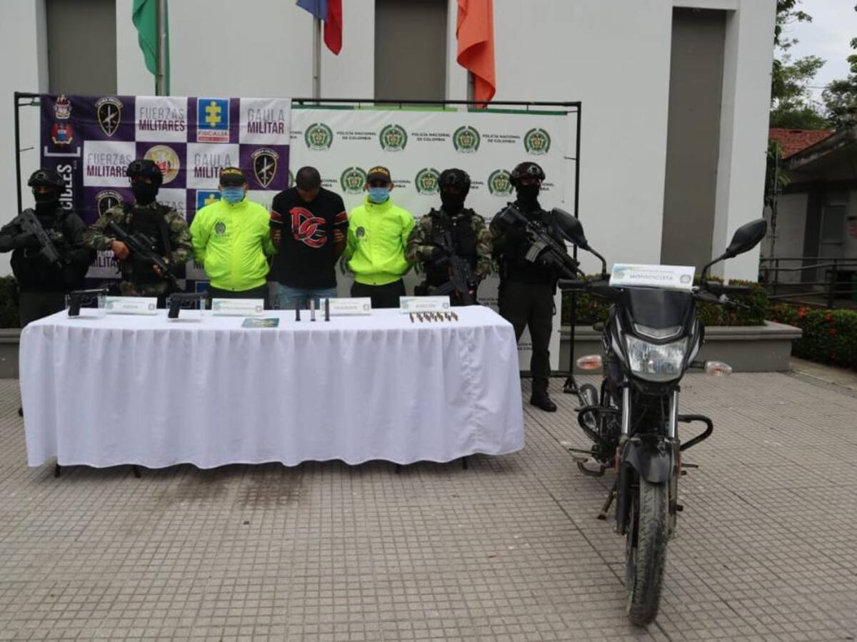 Capturan al jefe de sicarios del Clan del Golfo en Urabá