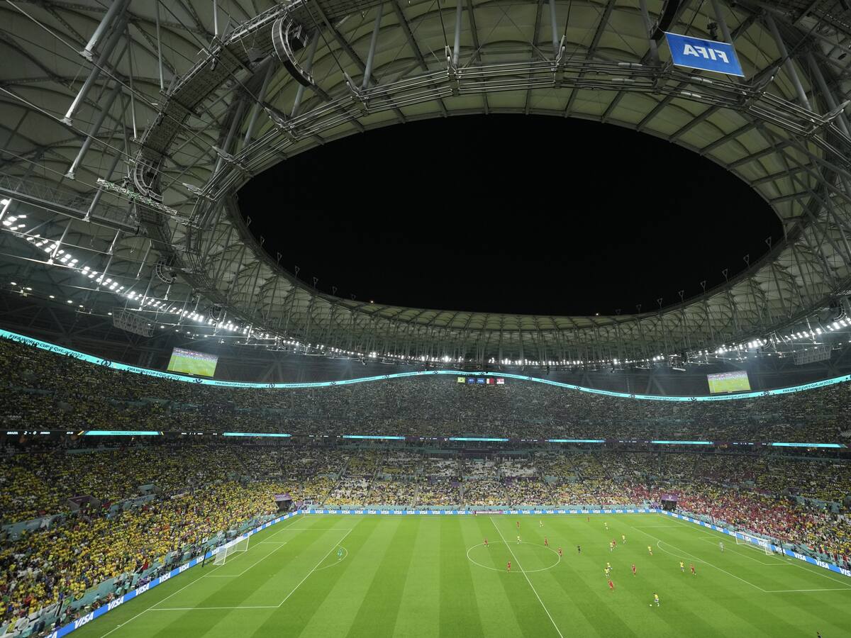 Los drones que graban las imágenes en los estadios del Mundial Qatar 2022