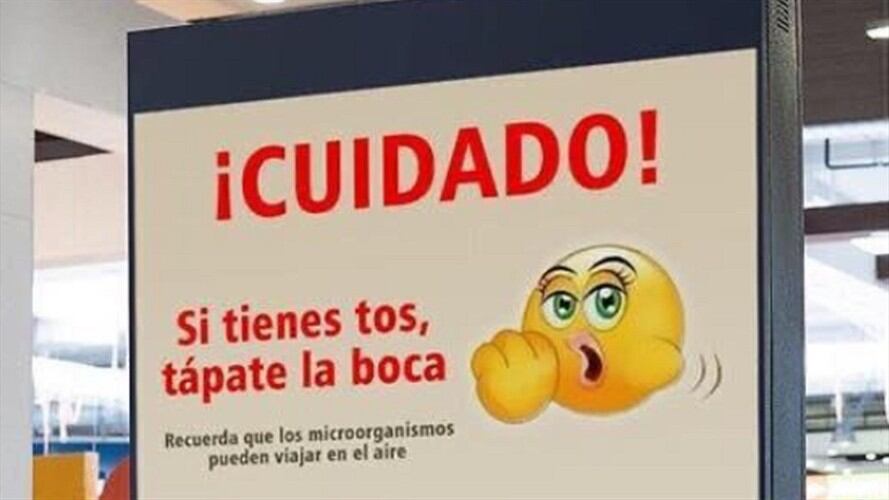 Secretaria de Salud usó emoji de sexo oral para promover campaña en contra del Coronavirus. Foto: Twitter