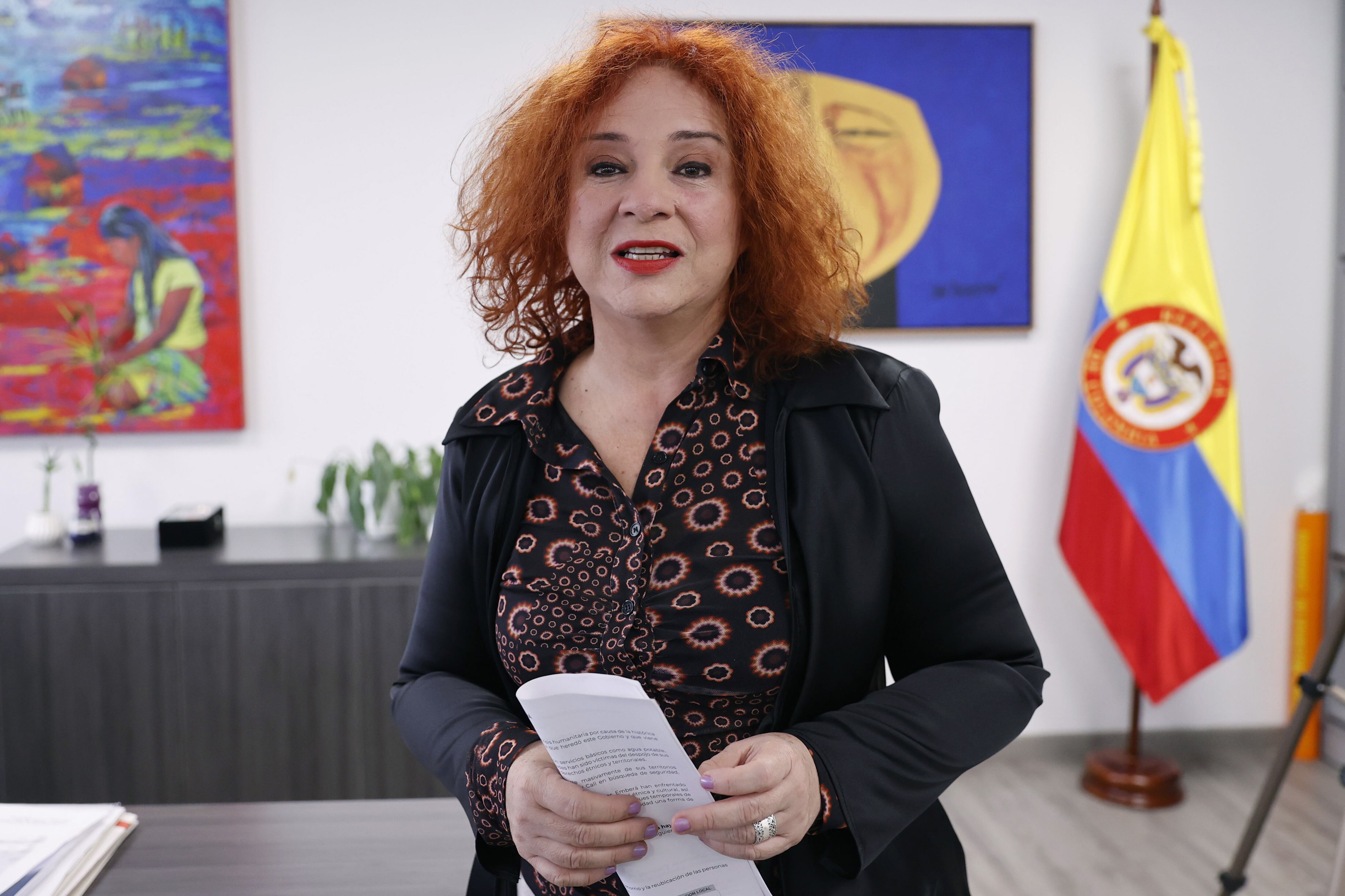 La directora de la Unidad para las Víctimas, Lilia Solano. Foto: EFE.