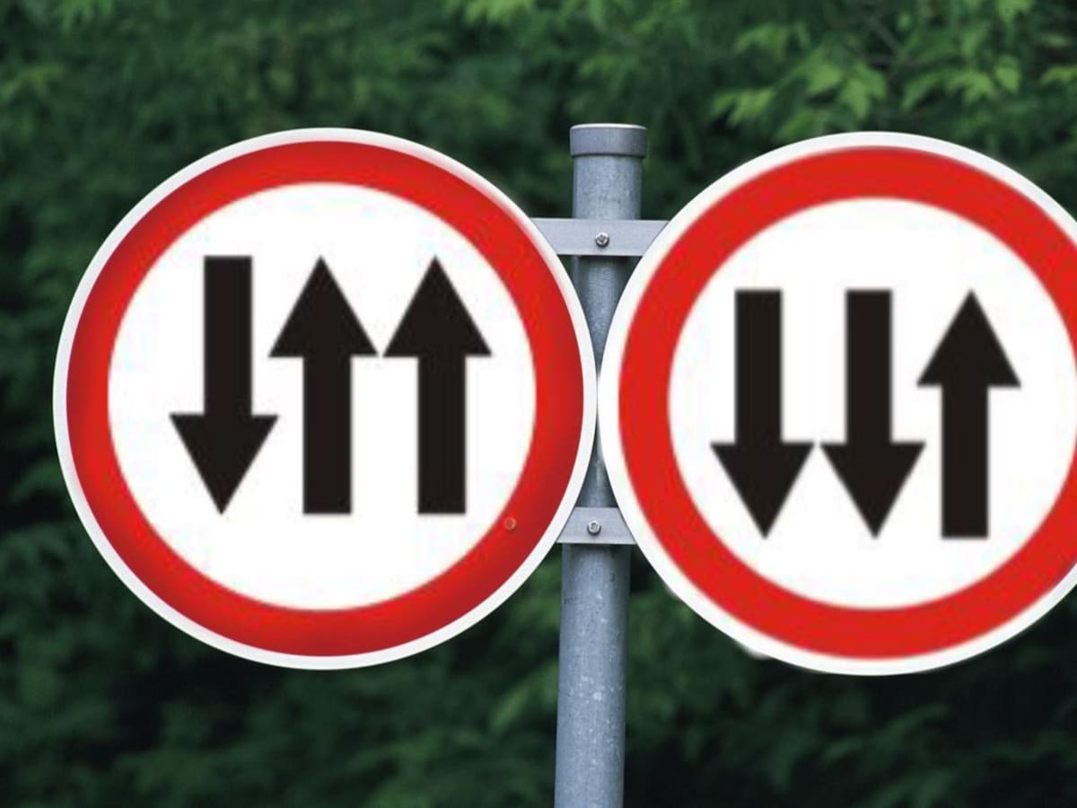 Qué significa la señal de tránsito roja con tres flechas: esta es la multa por infringirla