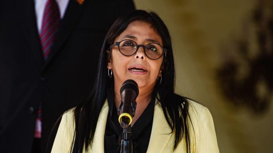 Delcy Rodríguez. Foto: Getty Images