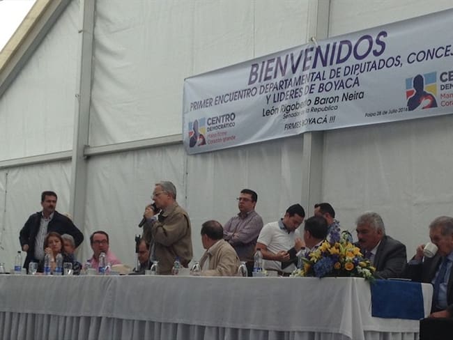 Encuentro departamental de dirigentes del Centro Democrático.. Foto: Erika González - W Radio