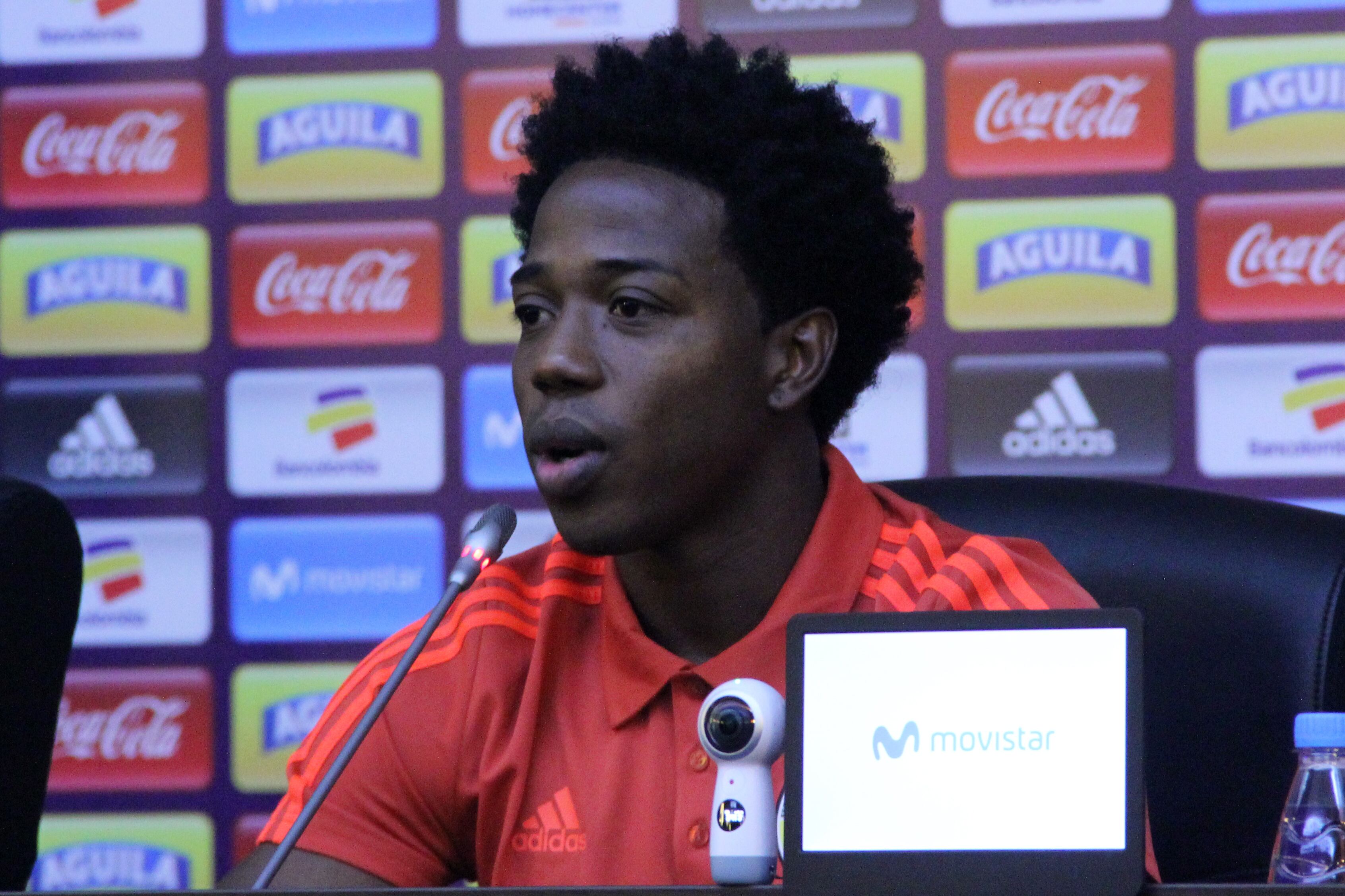 Kazán, Rusia, 30 de junio de 2018. Rueda de prensa de la Selección Colombia de Fútbol de Mayores. En la foto: Carlos Sánchez. (Colprensa-Filiberto Rojas Ferro)