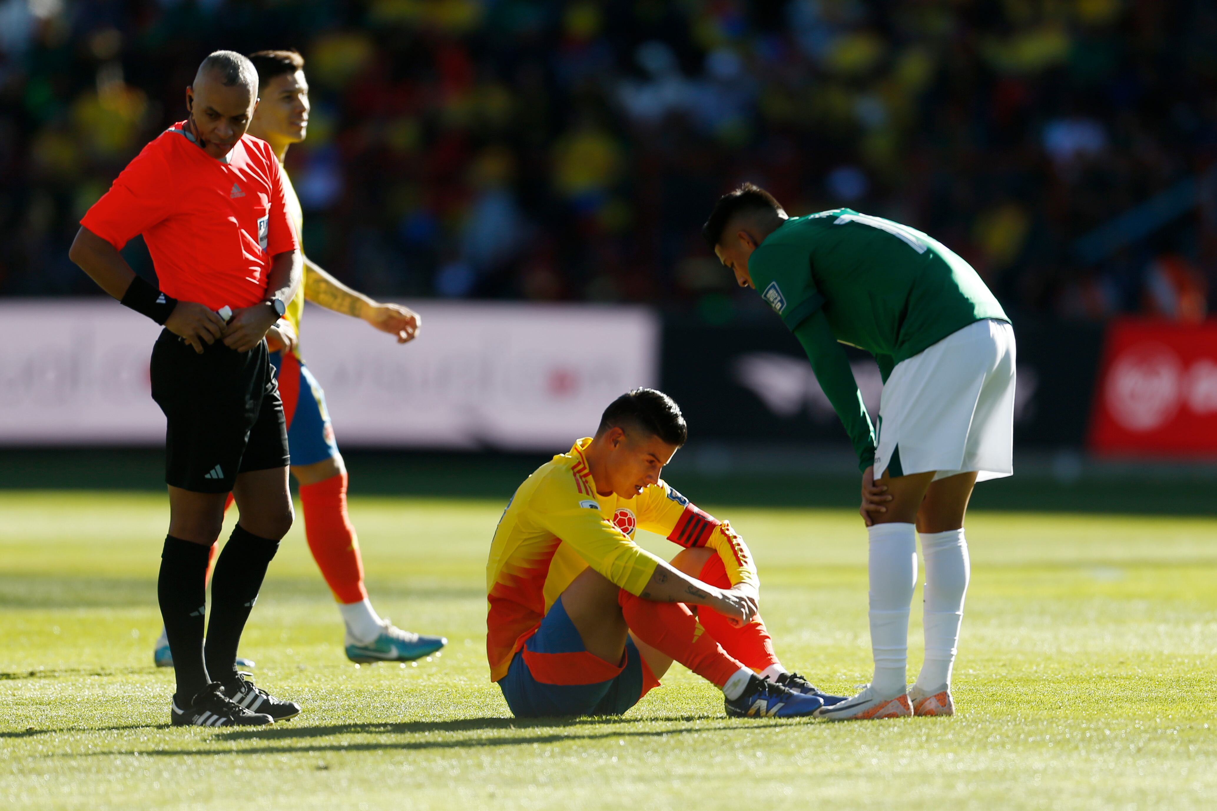 James Rodríguez disputó los 90 minutos del juego en El Alto.  (Photo by Gaston Brito Miserocchi/Getty Images)