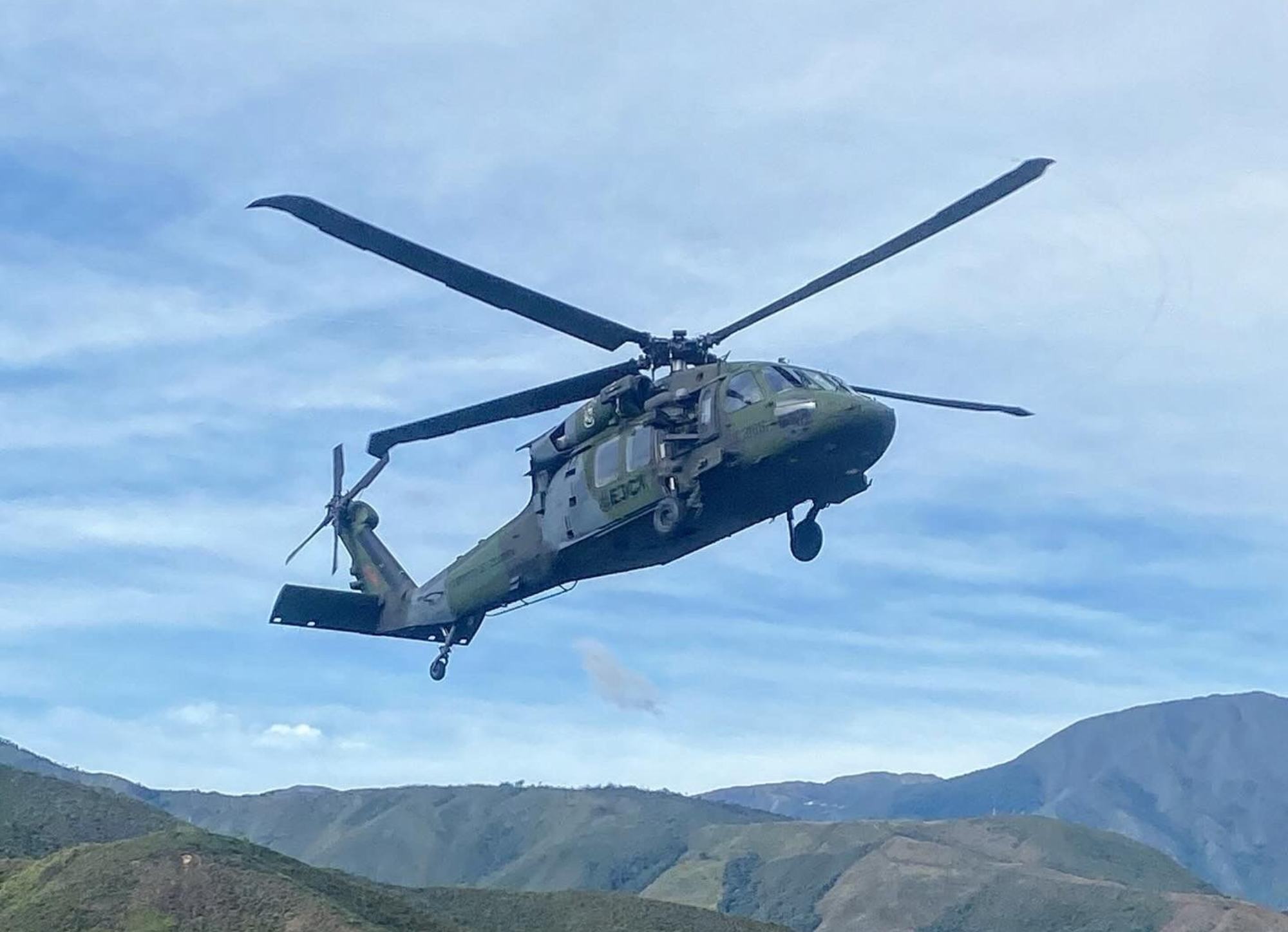 Helicóptero del Ejército | Foto: W RADIO