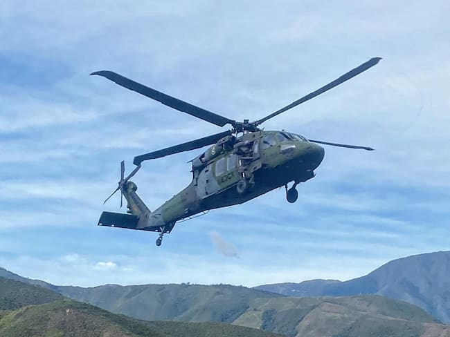 Helicóptero del Ejército | Foto: W RADIO
