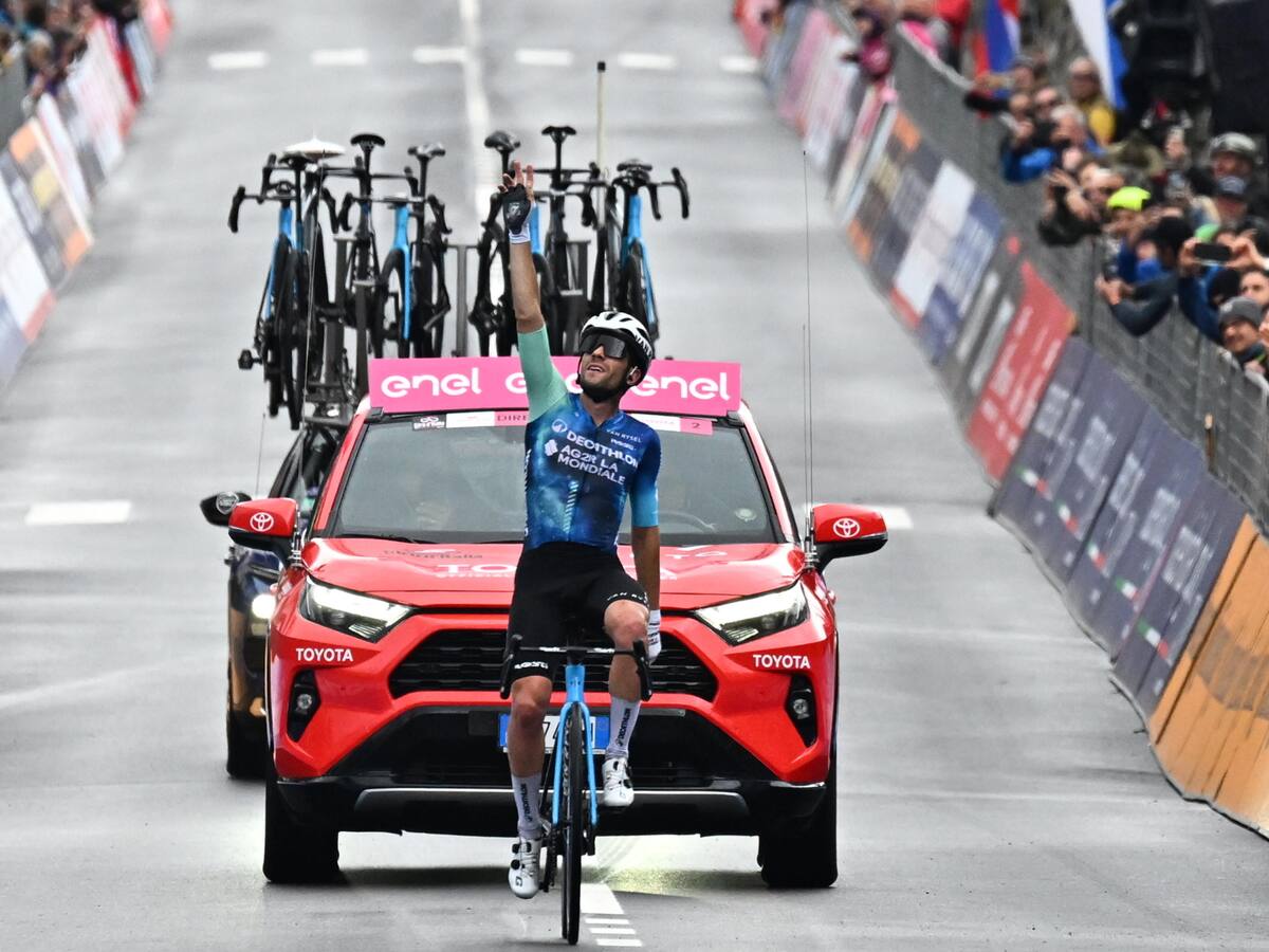 El italiano Andrea Vendrame fue el ganador de la etapa 19 del Giro de Italia