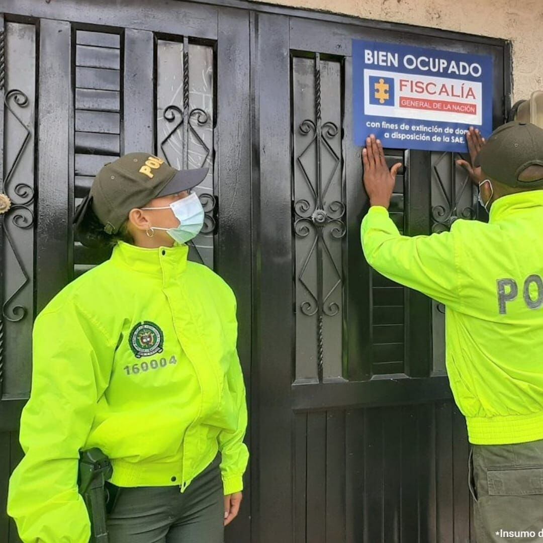 La propiedad estaba avaluada en 421 millones de pesos. Crédito: Fiscalía.