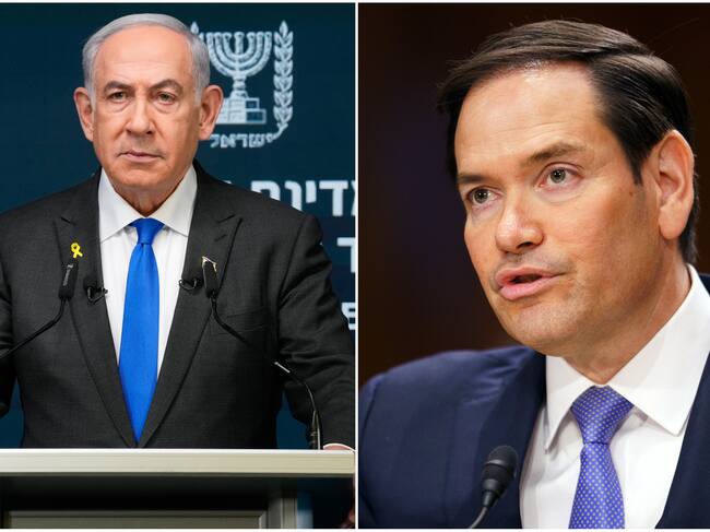 “Esta alianza nunca ha sido tan fuerte”: Netanyahu con Rubio en el Muro de Lamentaciones. Foto: Getty Images/ EFE.