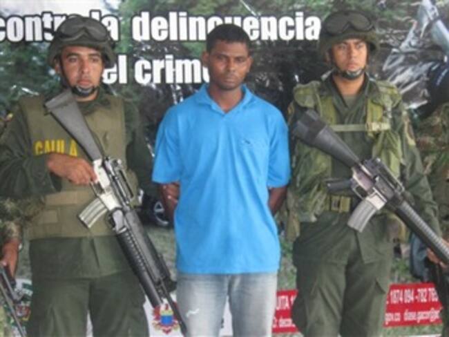 Autoridades capturaron a alias Guacharaco, jefe de 'los Urabeños' en Chocó
