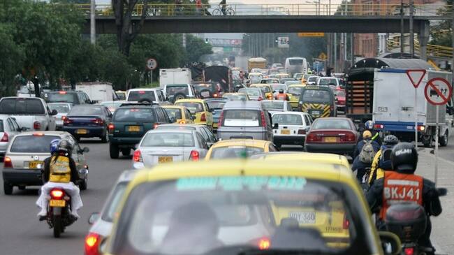 Paro de conductores en Bogotá /Imagen de referencia. Foto: Colprensa