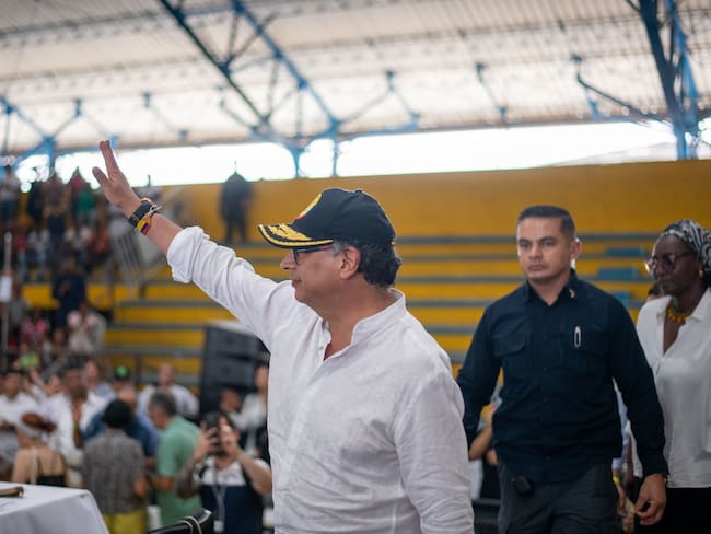 Presidente Gustavo Petro en Guapi, Cauca. Crédito: Presidencia de Colombia.