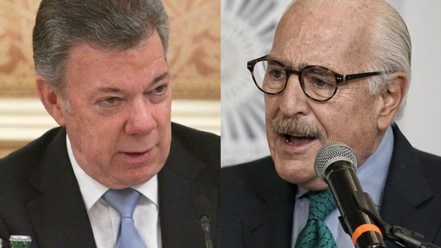 Andrés Pastrana respondió a Juan Manuel Santos después de que declarara que "se suicidó con lo que hizo en la Comisión de la Verdad". Foto: Colprensa