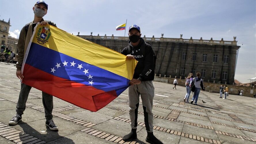 Venezolanos en Colombia. Foto: Colprensa / 1,4 millones de venezolanos inscritos en el Estatuto Temporal de Protección entran en la vacunación del país