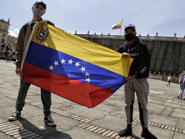 Venezolanos en Colombia. Foto: Colprensa / 1,4 millones de venezolanos inscritos en el Estatuto Temporal de Protección entran en la vacunación del país