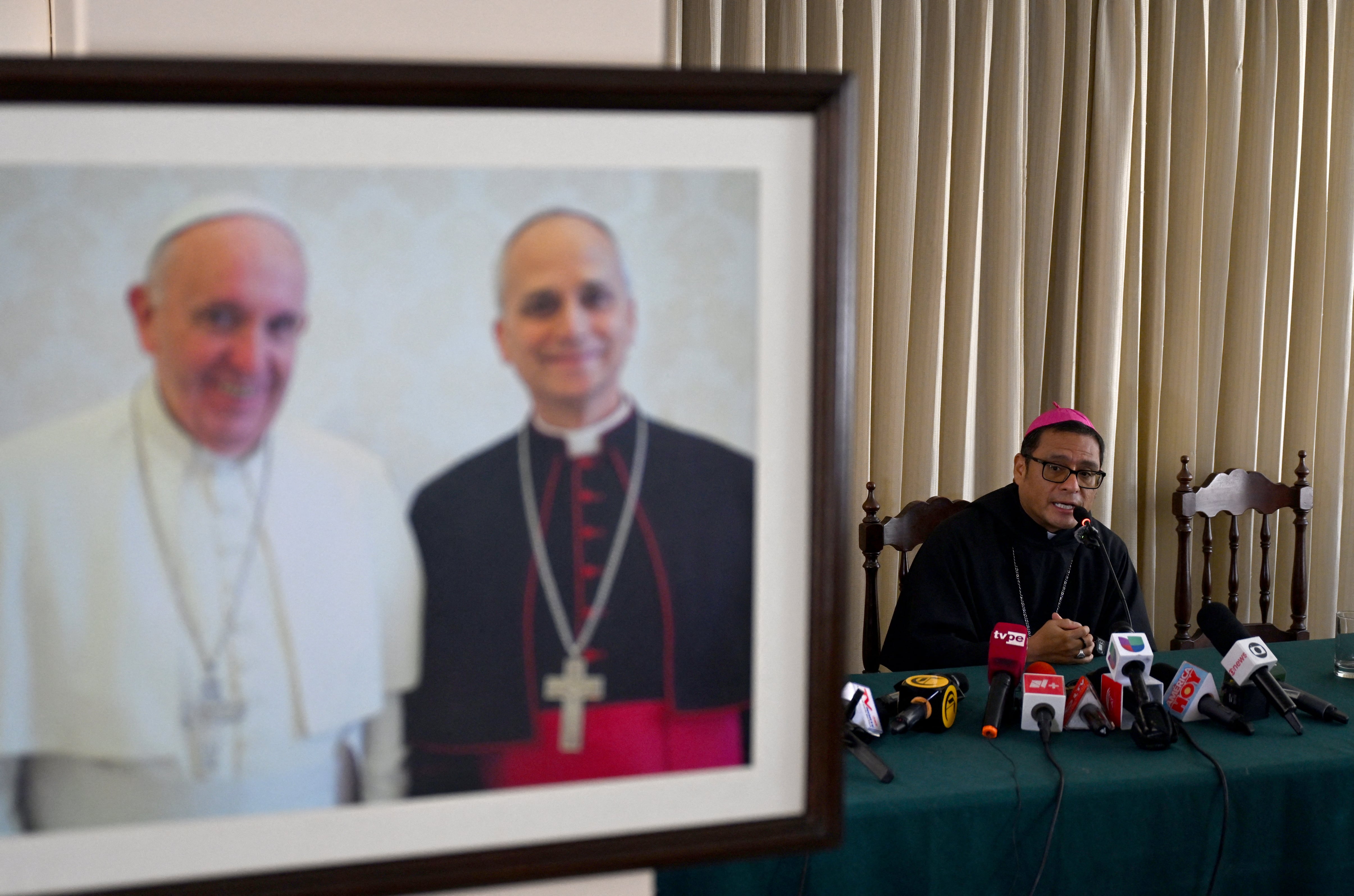 Obispo de Chiclayo, Edinson Farfán. Foto: ERNESTO BENAVIDES/AFP via Getty Images.        