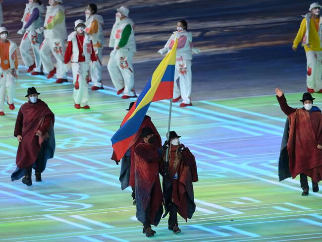 Laura Gomez y Carlos Andres Quintana, los deportistas colombianos en los Juegos Olímpicos de Invierno Beijing 2022 (Photo by Matthias Hangst/Getty Images)
