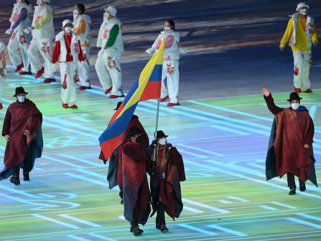Laura Gomez y Carlos Andres Quintana, los deportistas colombianos en los Juegos Olímpicos de Invierno Beijing 2022 (Photo by Matthias Hangst/Getty Images)
