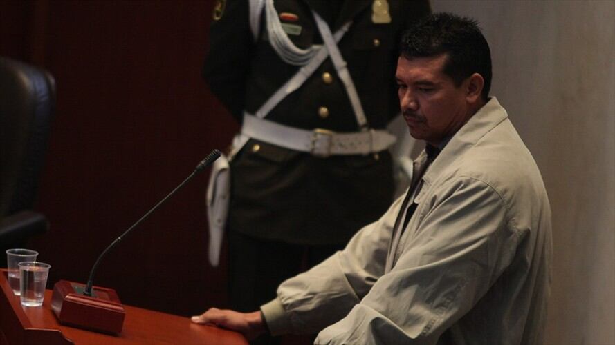 Adán  Rojas desmovilizados del Bloque Resistencia Tayrona. Foto: Colprensa