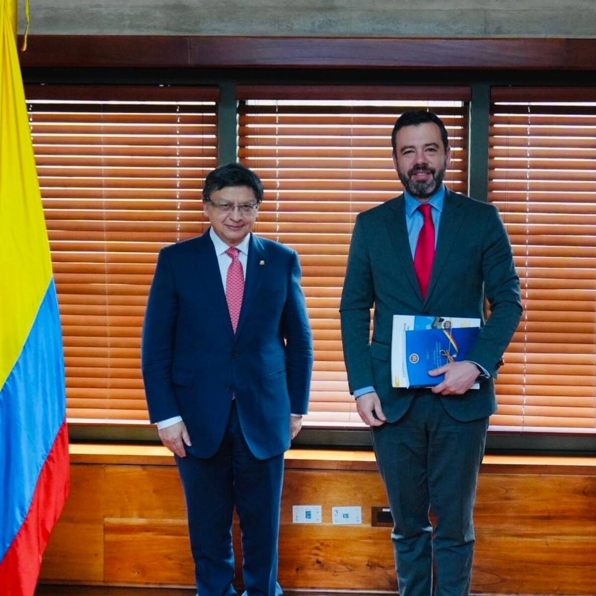 Presidente de la Corte Constitucional se reunió con el alcalde Carlos Fernando Galán