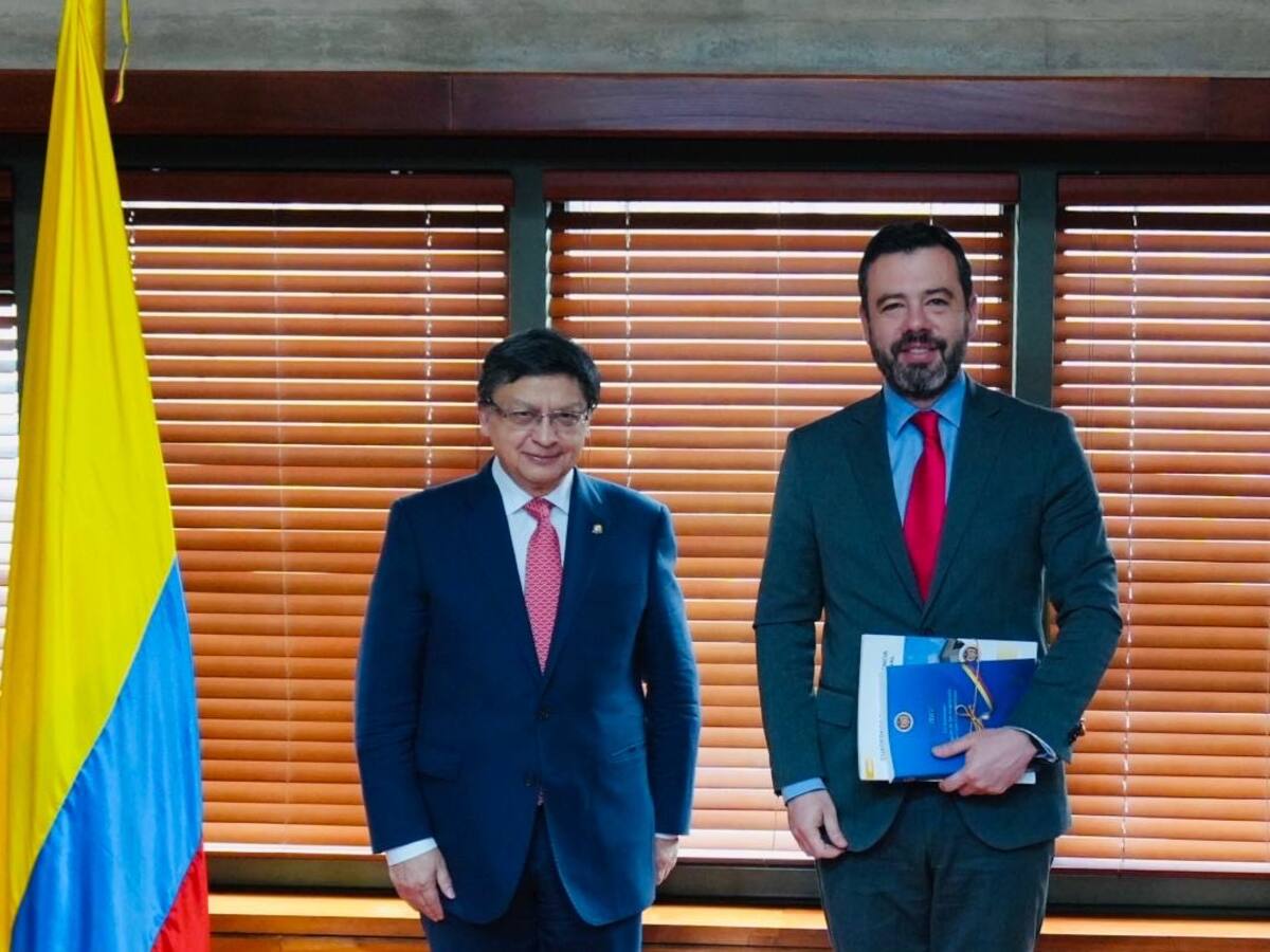 Presidente de la Corte Constitucional se reunió con el alcalde Carlos Fernando Galán