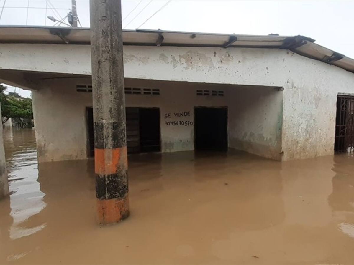Inundaciones en el norte del Magdalena dejan nueve mil afectados