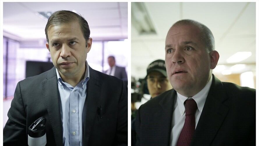 Gabriel Dumar (izq) y Federico Gaviria (der). Foto: Colprensa