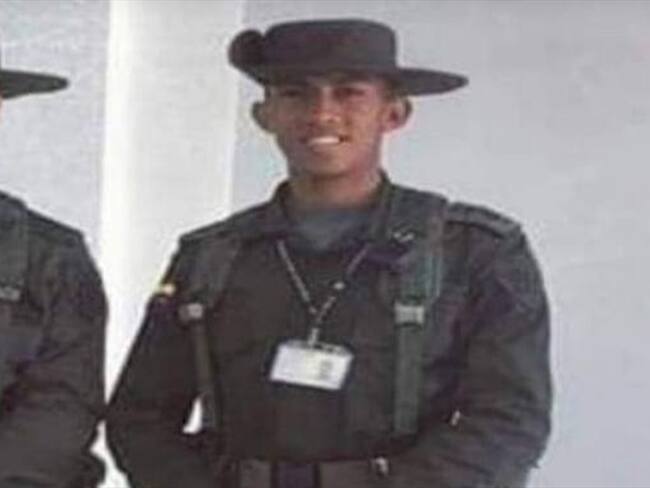El cadete oriundo de San Bernardo del Viento fue identificado como Fernando Alonso Iriarte Agresott de 19 años de edad.. Foto: Cortesía