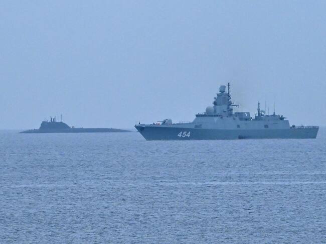 Flota rusa en Cuba. Foto: ADALBERTO ROQUE/AFP via Getty Images