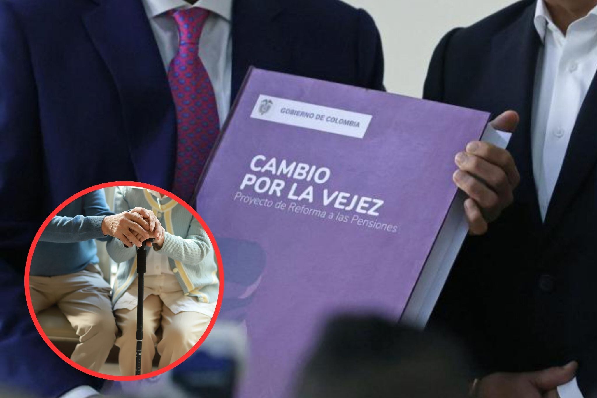 Reforma pensional y pensión anticipada (Imágenes de referencia). / Vía EFE y Getty Images