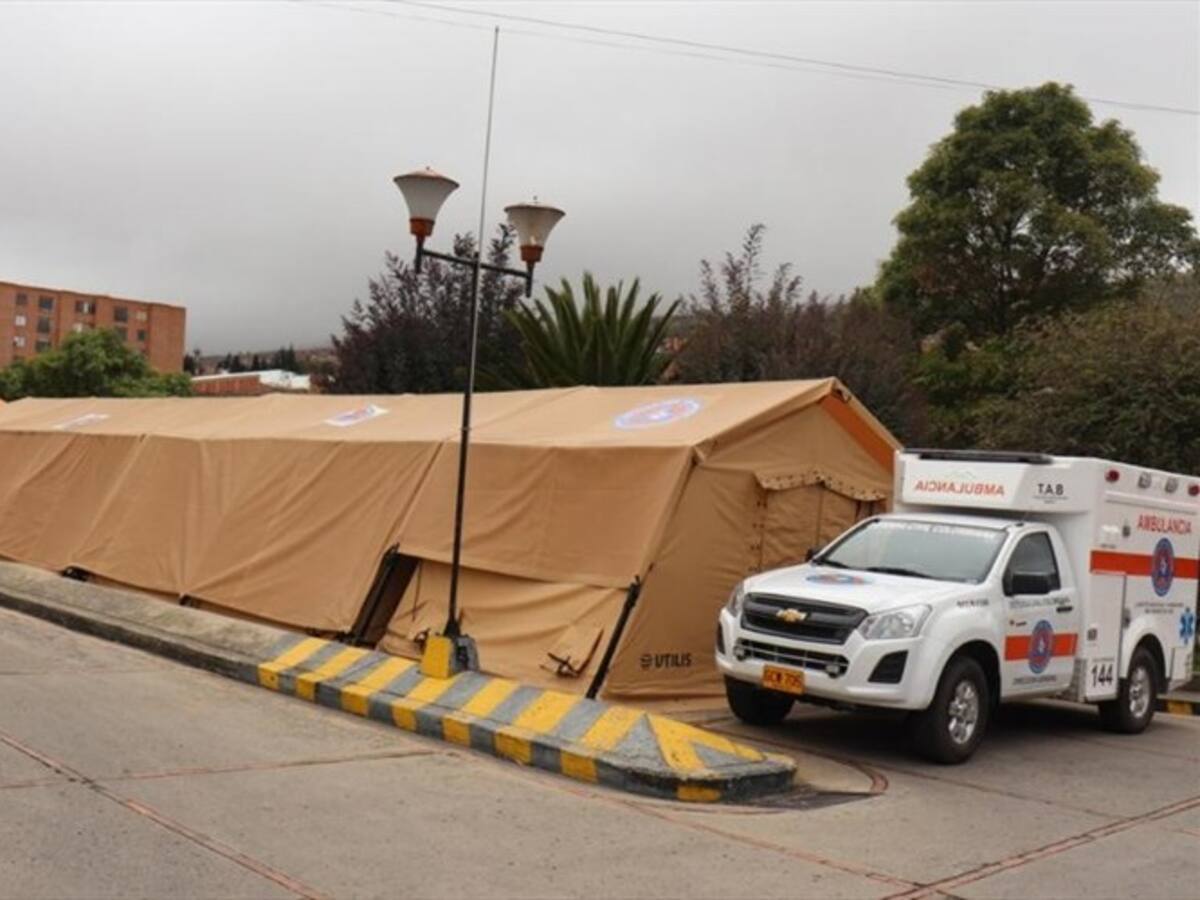 Más de 300 pacientes han pasado por el hospital de campaña instalado en Tunja