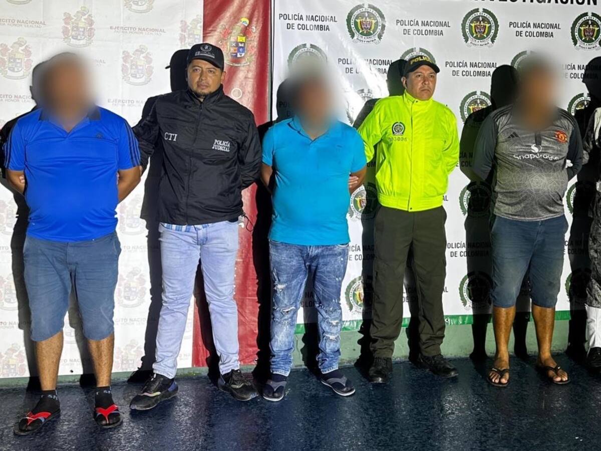 Capturaron a cinco presuntos miembros de las redes de apoyo del frente Amazonas ‘Jhoiner Arenas’