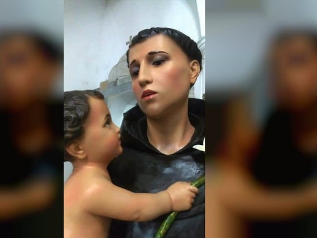 Por "exceso de maquillaje" critican restauración de San Antonio de Padua en Soledad
