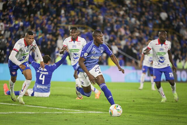 Nueva derrota de Millonarios y sigue fondo de la tabla de la Liga BetPlay 2025-ll. (Colprensa - Cristian Bayona).