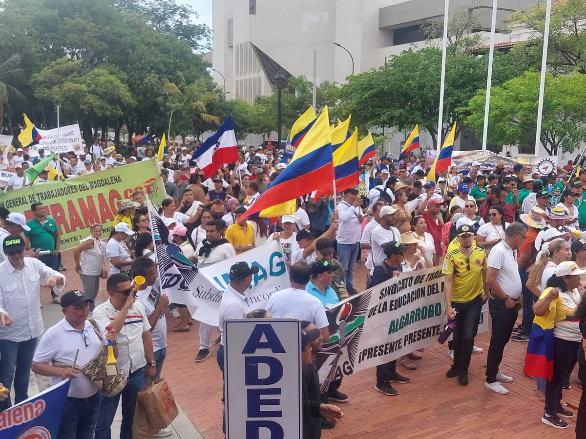 Con normalidad transcurrieron las marchas del 28 de mayo en Santa Marta