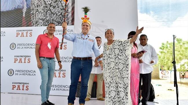 Por último, el presidente Duque expuso que el departamento de La Guajira será el eje de esta iniciativa. Foto: Presidencia de la República