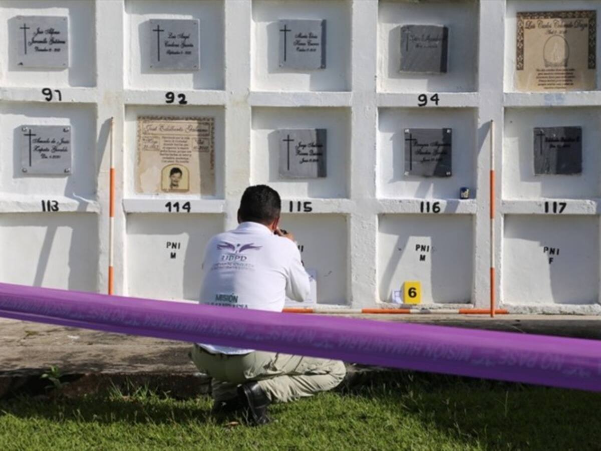 Recuperan más de 70 restos de posibles víctimas de desaparición en Antioquia