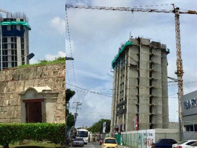 Promotora Calle 47 S.A.S, constructora del polémico edificio Aquarela, propuso reducir la edificación y dejarla de 20 pisos. Foto: Antonio Canchila