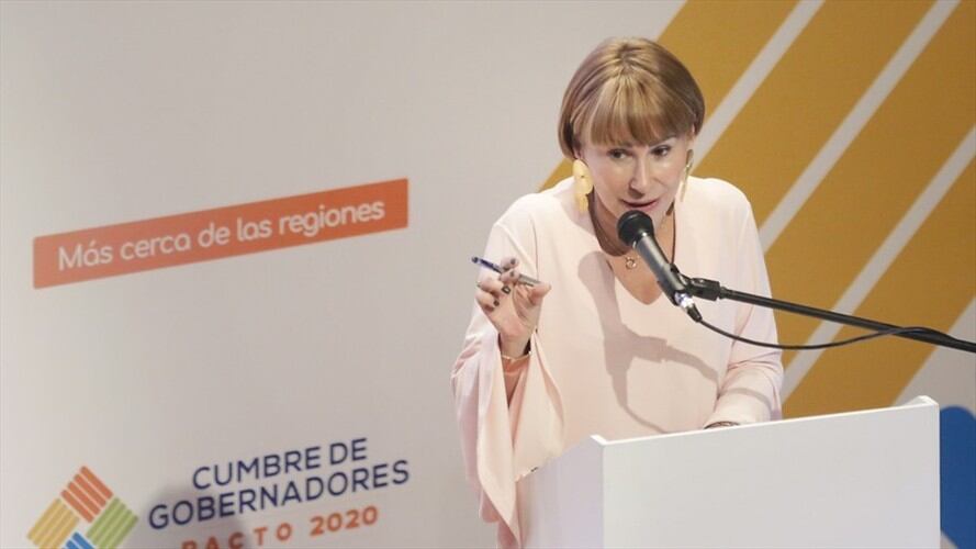 Alicia Arango señaló que se tendrá en cuenta a las juntas de acción comunal, líderes sociales, indígenas, afros y comunidades religiosas, para la entrega de las ayudas. Foto: Colprensa