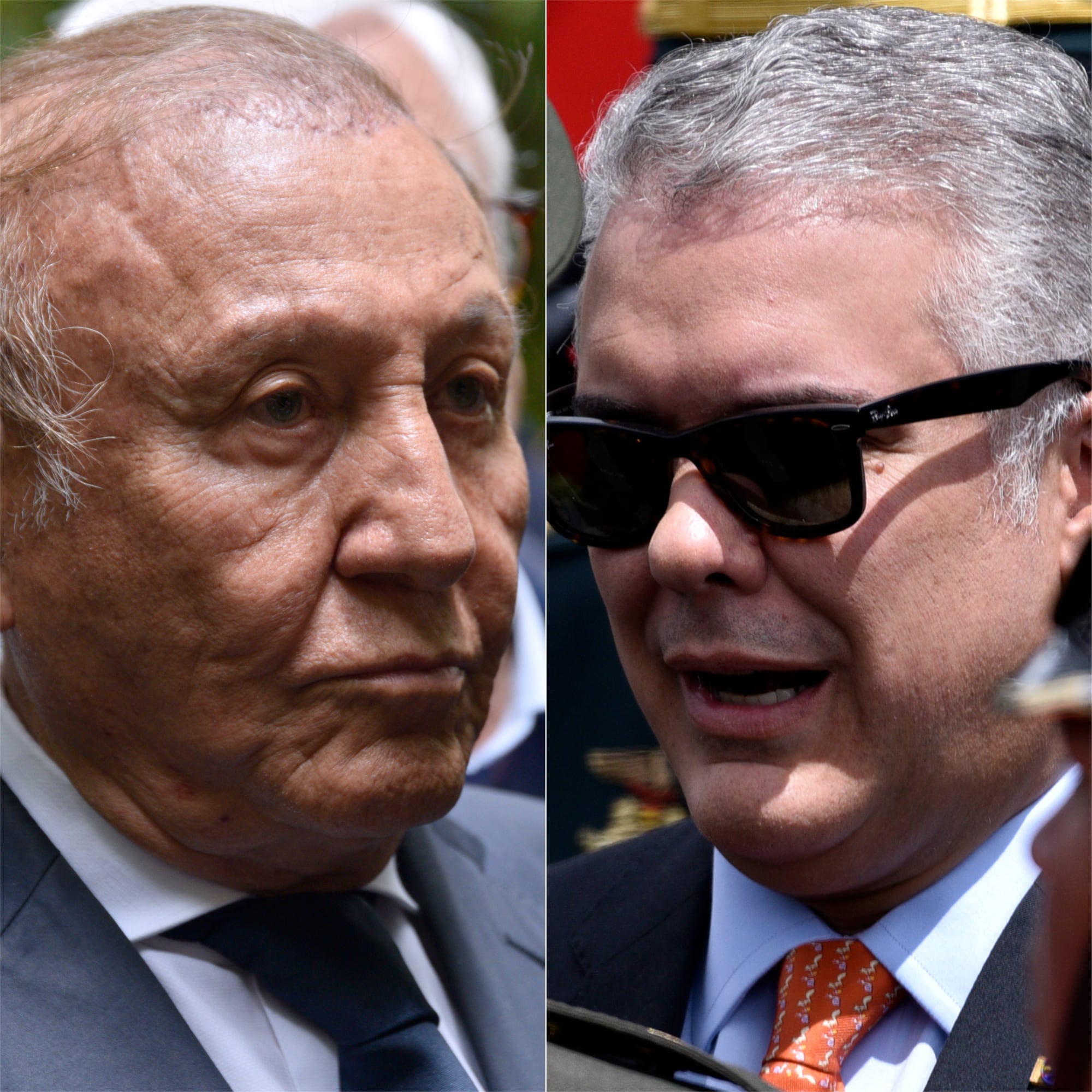 Rodolfo Hernández e Iván Duque. Foto: Guillermo Legaria Schweizer/Getty Images